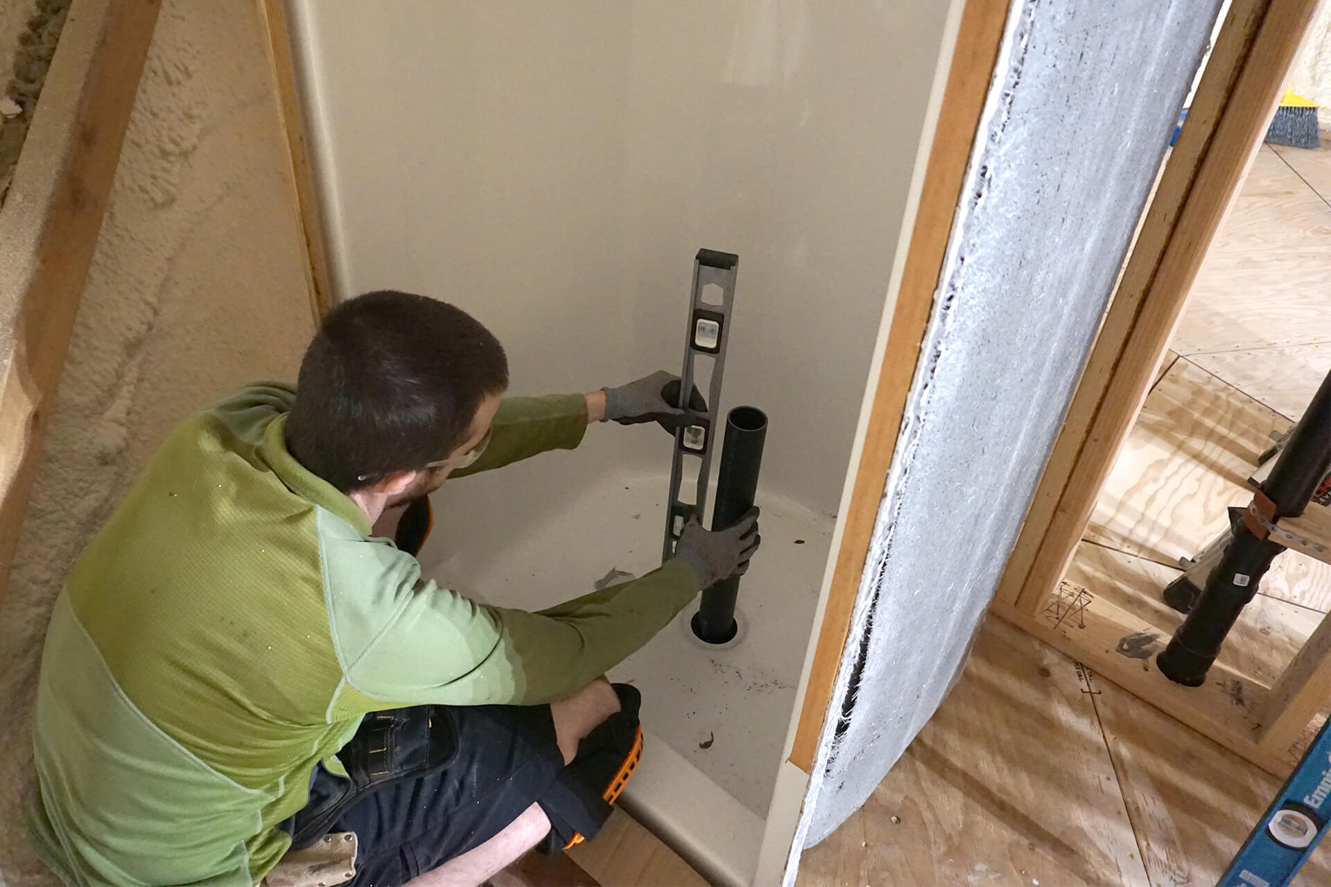 Room framing shower photo number 03.