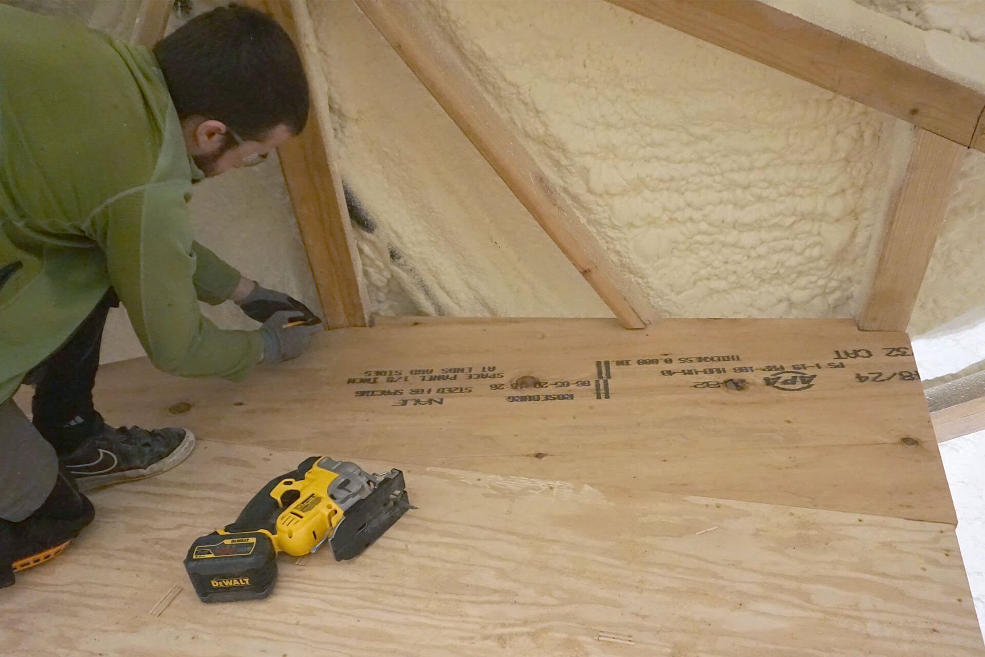 Room framing subfloor photo number 07.