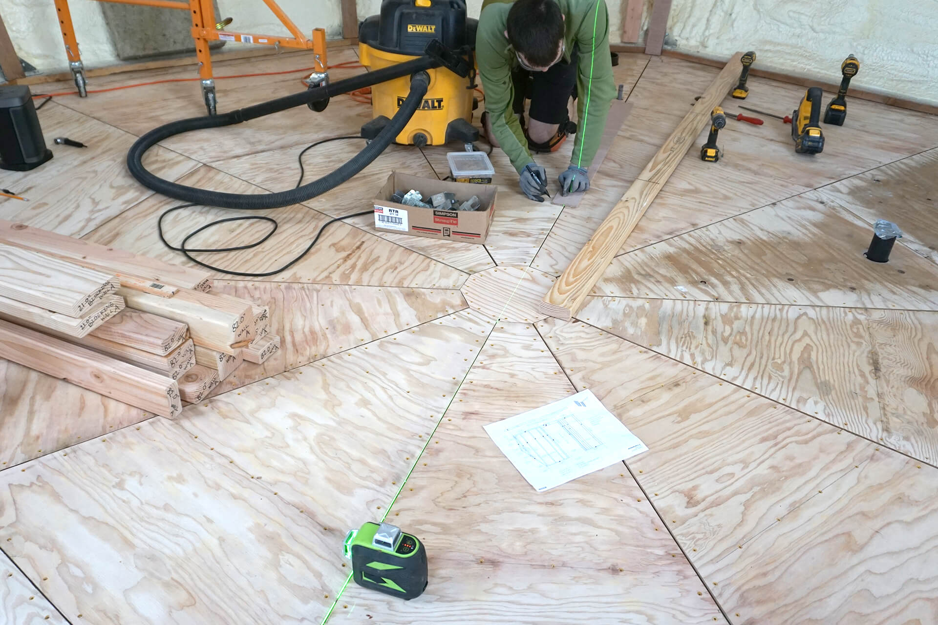 Room framing walls photo number 02.